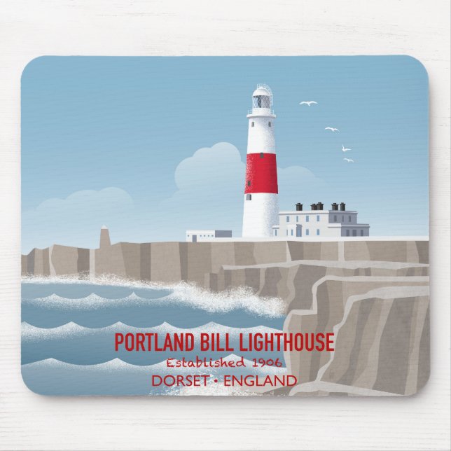 Portland Bill Lighthouse Mousepad (Vorne)