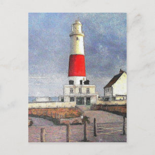 Portland Bill Lighthouse Postkarte