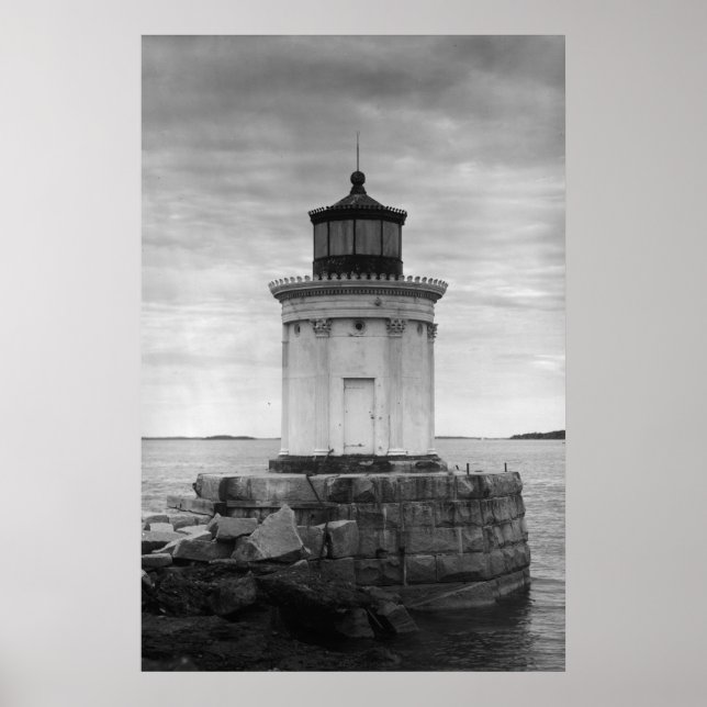 Portland Breakwater Leuchtturm Poster (Vorne)