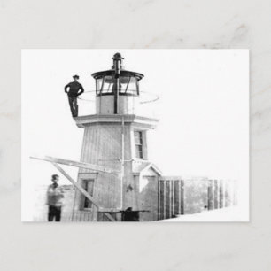 Portland Breakwater Lighthouse 2 Postkarte
