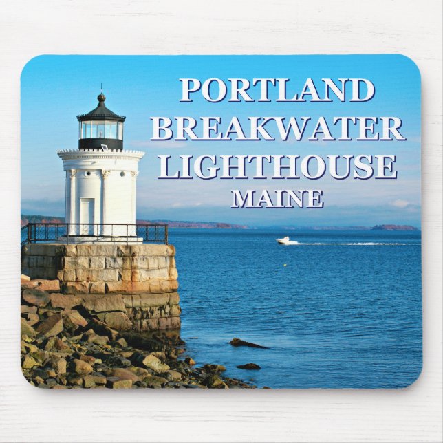 Portland Breakwater Lighthouse, Maine Mousepad (Vorne)