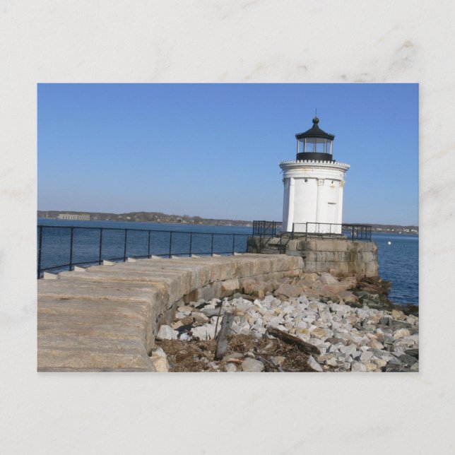 Portland Breakwater Lighthouse_New England Postkarte (Vorderseite)