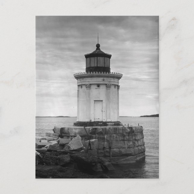 Portland Breakwater Lighthouse Postkarte (Vorderseite)