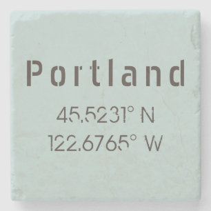 Portland Breitengrad Steinuntersetzer