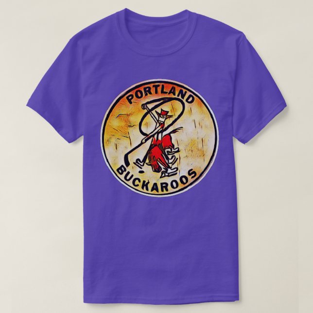 Portland Buckaroos Hockey T-Shirt (Design vorne)