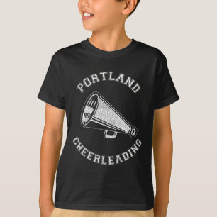Portland Cheer abgenutzt Retro 90er Cheerleader T-Shirt