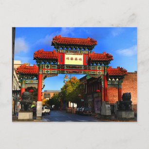 Portland Chinatown Gate #1 Postkarte