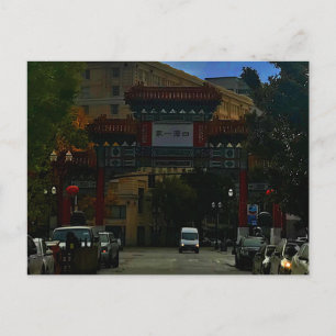 Portland Chinatown Gate #2 Postkarte