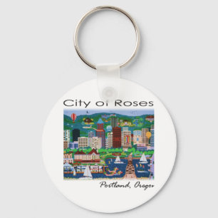 Portland ~ Die Stadt der Rosen Schlüsselanhänger