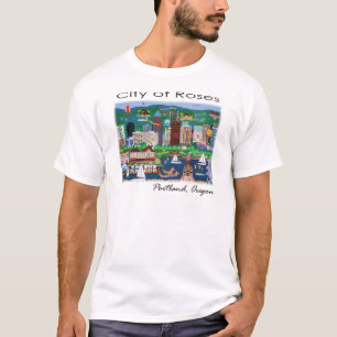 Portland~ die Stadt der Rosen T-Shirt