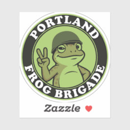 Portland Frog Brigade Sticker