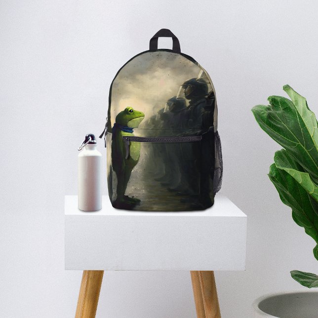 Portland Frog Protest Bedruckter Rucksack (Von Creator hochgeladen)