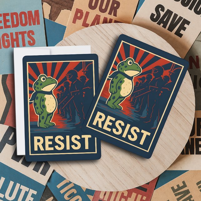 Portland Frog Protest Einladung (Von Creator hochgeladen)