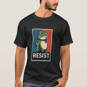 Portland Frosch Protest Anti Eis Widerstand Ich st T-Shirt