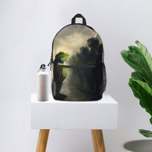 Portland Frosch Protest Bedruckter Rucksack