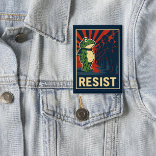 Portland Frosch Protest Button
