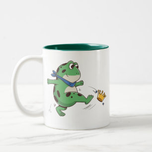 Portland Frosch Protest gegen ICE  Zweifarbige Tasse