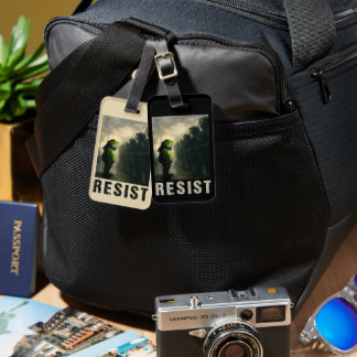 Portland Frosch Protest Gepäckanhänger