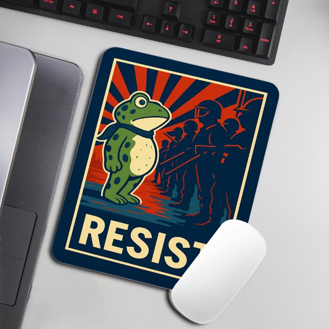 Portland Frosch Protest Mousepad (Von Creator hochgeladen)