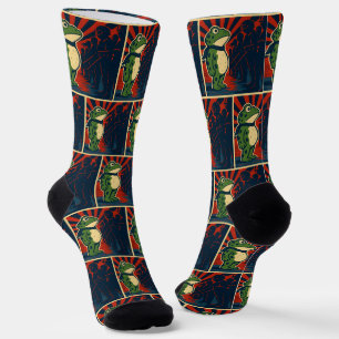 Portland Frosch Protest Socken