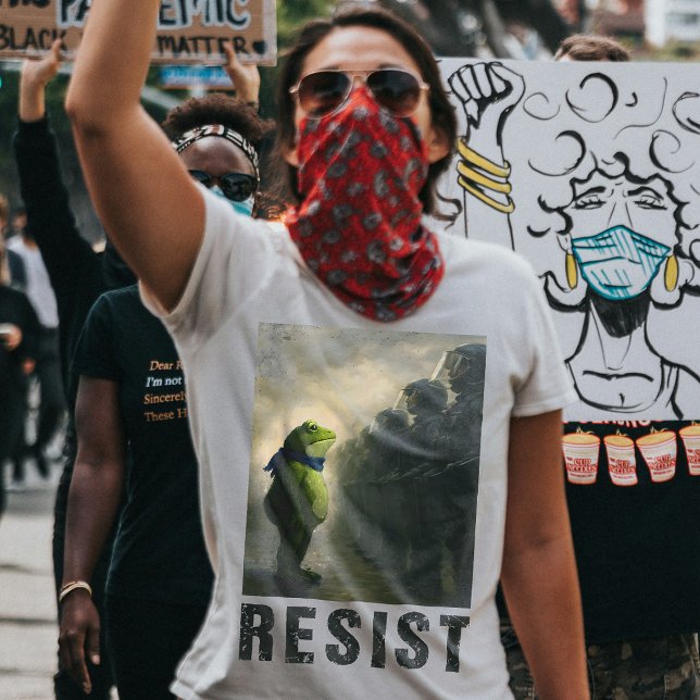 Portland Frosch Protest T-Shirt (Von Creator hochgeladen)