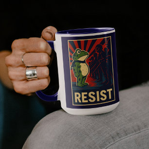 Portland Frosch Protest Tasse