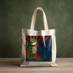 Portland Frosch Protest Tragetasche