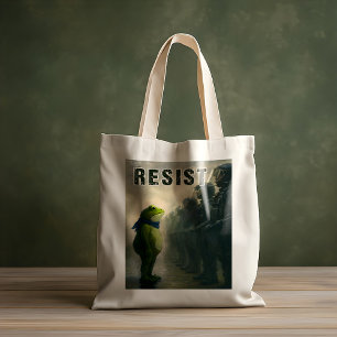 Portland Frosch Protest Tragetasche