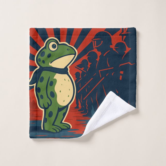 Portland Frosch Protest Waschlappen (Waschlappen)