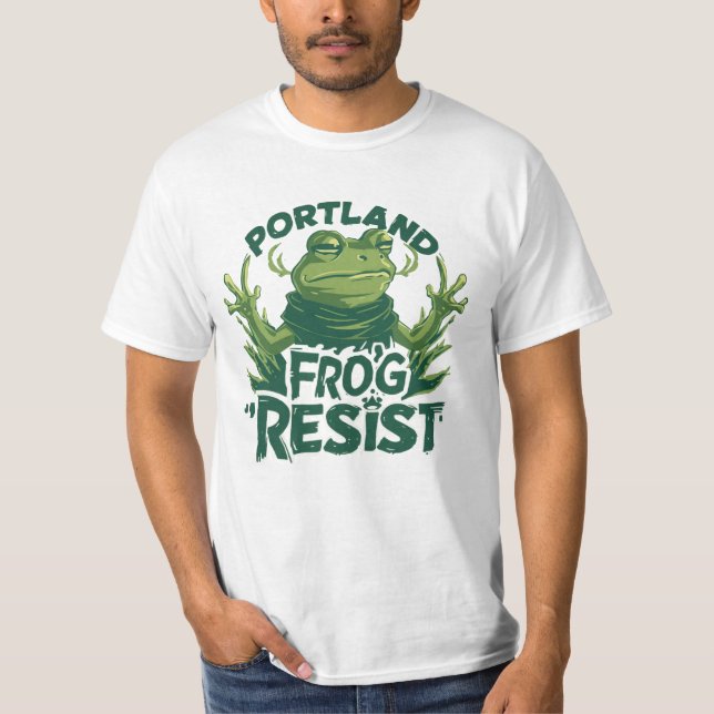 Portland Frosch T-Shirt (Vorderseite)