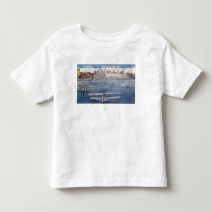Portland-Hafen-Ansicht des allgemeinen Marktes Kleinkind T-shirt