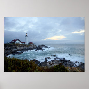 Portland Head Leuchtturm bei Sunrise Poster