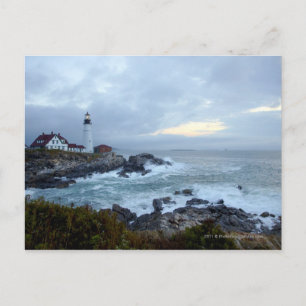 Portland Head Leuchtturm bei Sunrise Postkarte