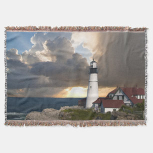 Portland Head Leuchtturm Cape Elizabeth Maine Decke