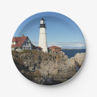 Portland Head Leuchtturm Maine Pappteller