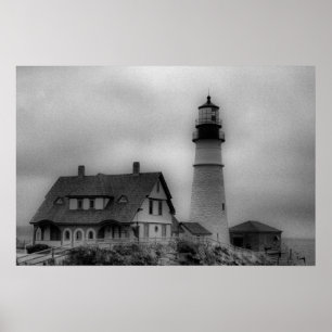 Portland Head Light, Cape Elizabeth ME Leinwand Pr Poster