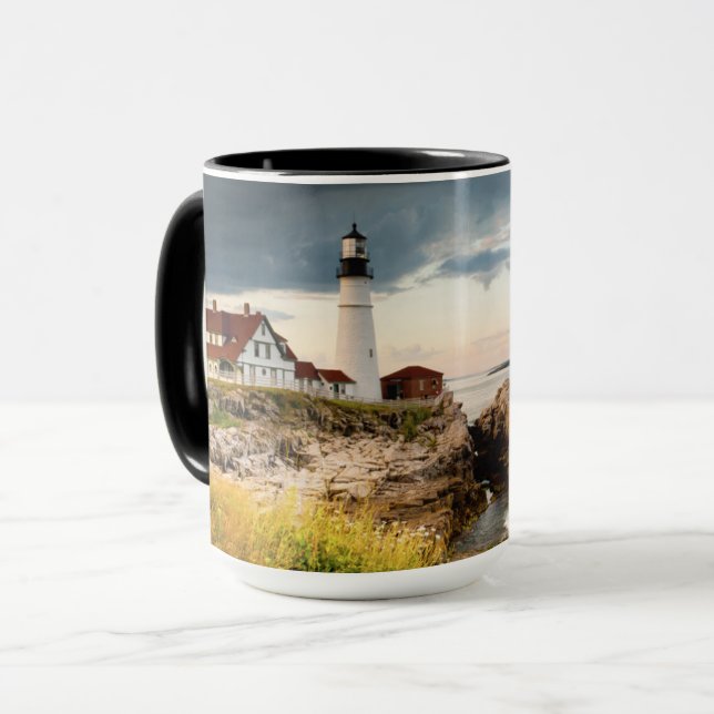 Portland Head Light | Cape Elizabeth ME Tasse (Vorderseite Links)
