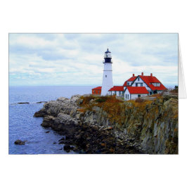 Portland Head Light House, Maine, Card