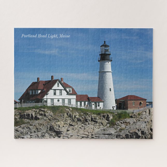 Portland Head Light Maine Lighthouse Puzzle (Horizontal)