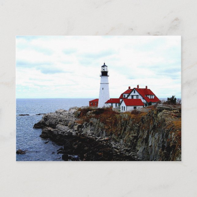 Portland Head Light, Maine, Postcard Postkarte (Vorderseite)