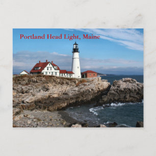 Portland Head Light, Maine Postcard Postkarte
