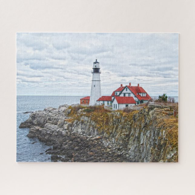 Portland Head Light, Maine Puzzle (Horizontal)