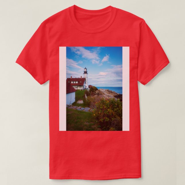 Portland Head Light Maine TShirt (Design vorne)