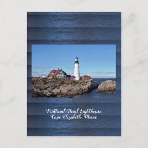 Portland Head Light Postcard Feiertagspostkarte