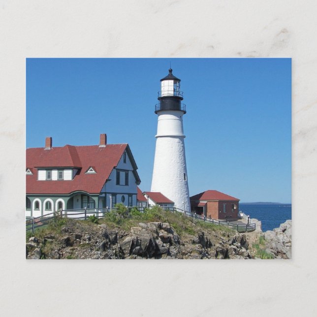 Portland Head Light Postkarte (Vorderseite)