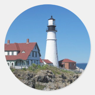 Portland Head Light Runder Aufkleber