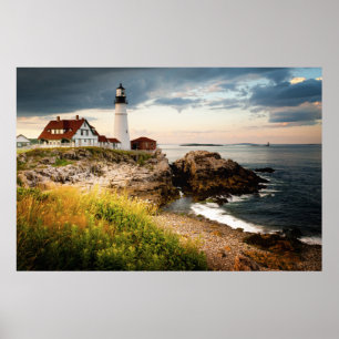 Portland Head Lighthouse   Cape Elizabeth, Me Poster