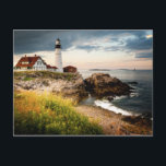 Portland Head Lighthouse | Cape Elizabeth, Me Postkarte<br><div class="desc">Portland Head Light - Cape Elizabeth,  ME,  USA</div>
