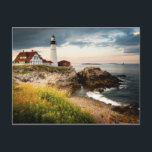 Portland Head Lighthouse | Cape Elizabeth, Me Postkarte<br><div class="desc">Portland Head Light - Cape Elizabeth,  ME,  USA</div>
