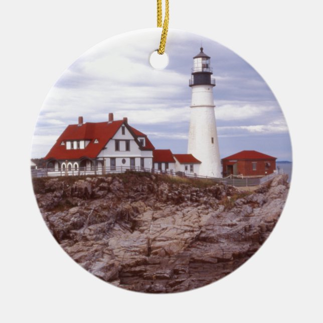 Portland Head Lighthouse Keramikornament (Vorne)